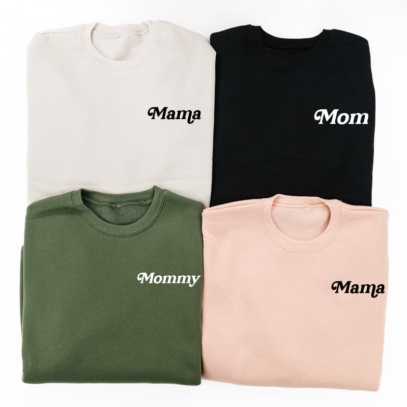 MOTHER'S DAY SOFT FLEECE - Limited Edition LMSS® Embroidered Sweatshirt - Multiple ITALIC Names to Choose From