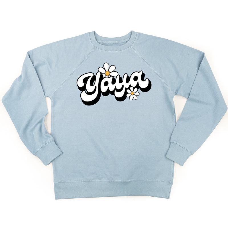 DAISY - YAYA - w/ Full Daisy on Back - Lightweight Pullover Sweater