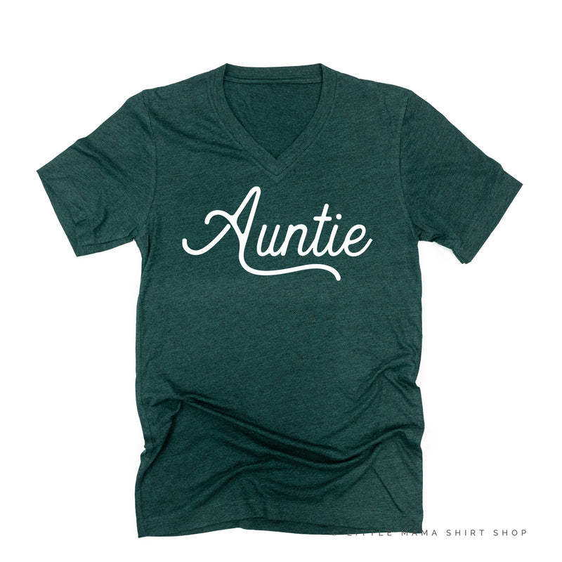 Auntie - (Script) - Unisex Tee