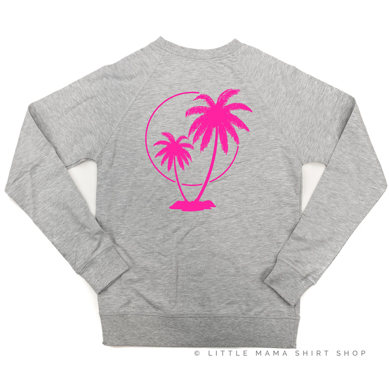VACAY VIBES (NEON) - Lightweight Pullover Sweater