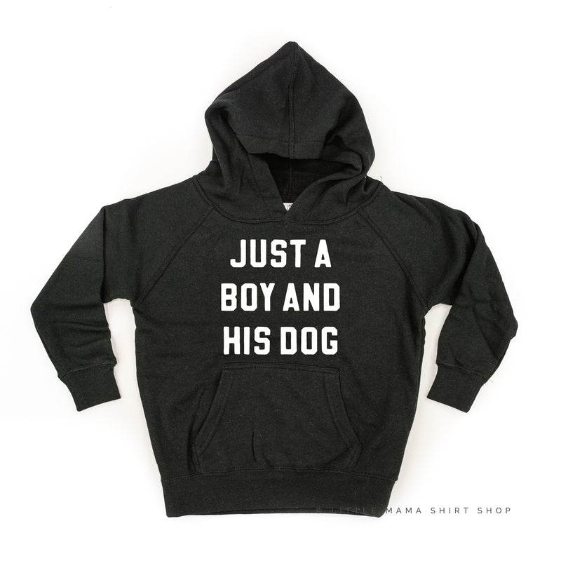 Just a Boy and His Dog - Child Hoodie