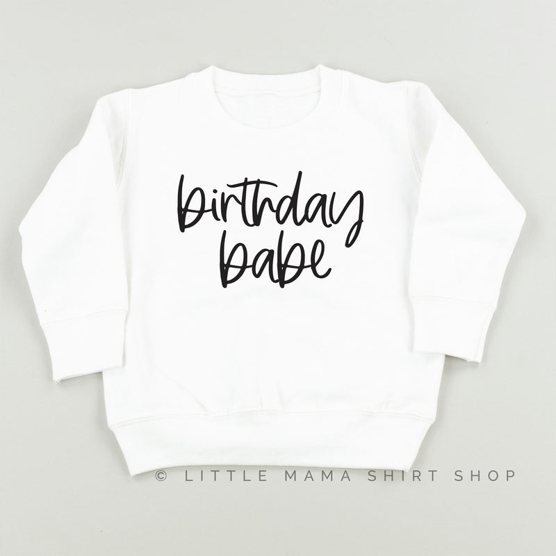 Birthday Babe - Original - Child Sweater