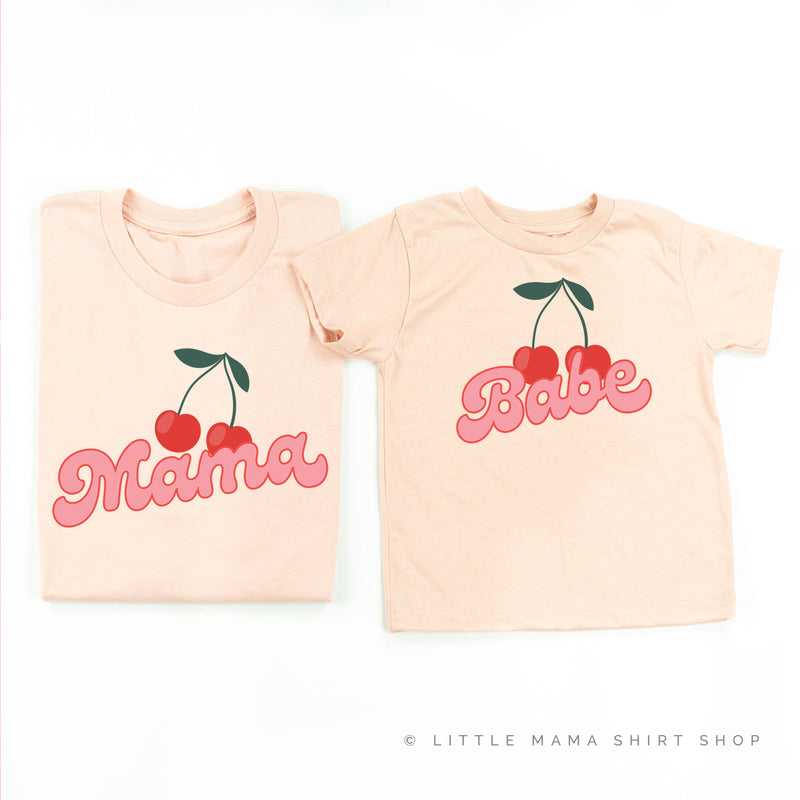 Cherries - Mama/Babe - Set of 2 Matching Shirts