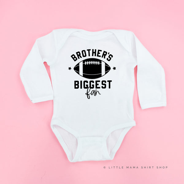Brother's Biggest Fan - (Football) - Long Sleeve Child Shirt
