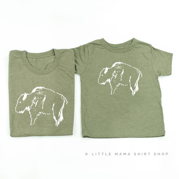 Buffalo - Hand Drawn - Set of 2 Shirts