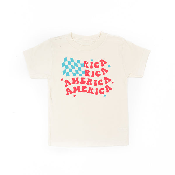 AMERICA - CHECKERS FLAG - Short Sleeve Child Shirt