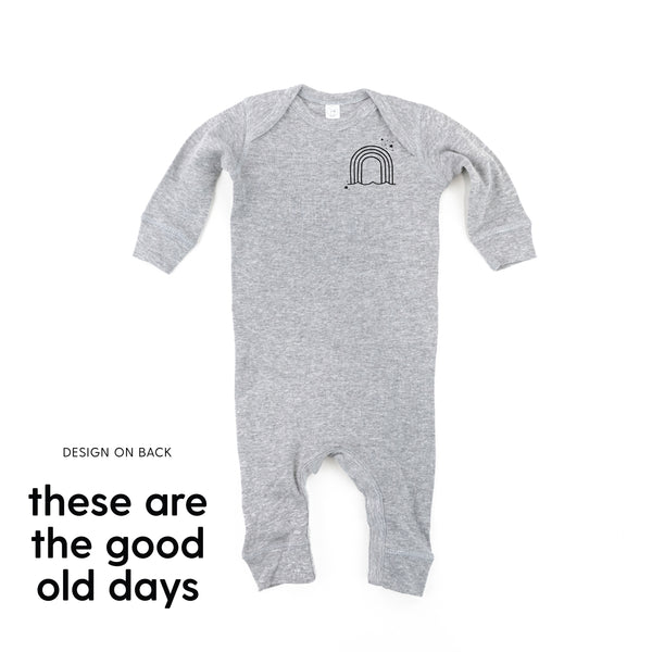RAINBOW POCKET - THESE ARE THE GOOD OLD DAYS - One Piece Baby Sleeper