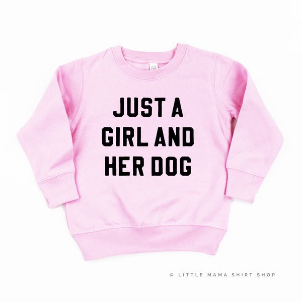 Just a Girl and Her Dog - Child Sweater