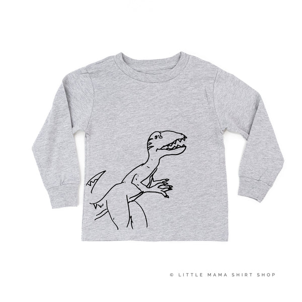 Dinosaur - Roar Means I Love You - Long Sleeve Child Shirt