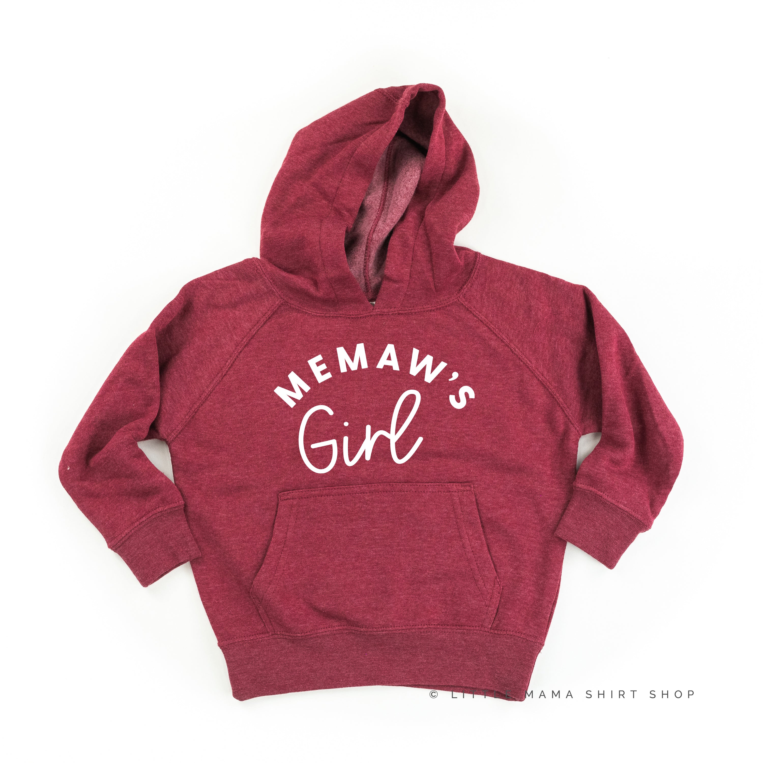 Girls discount burgundy hoodie