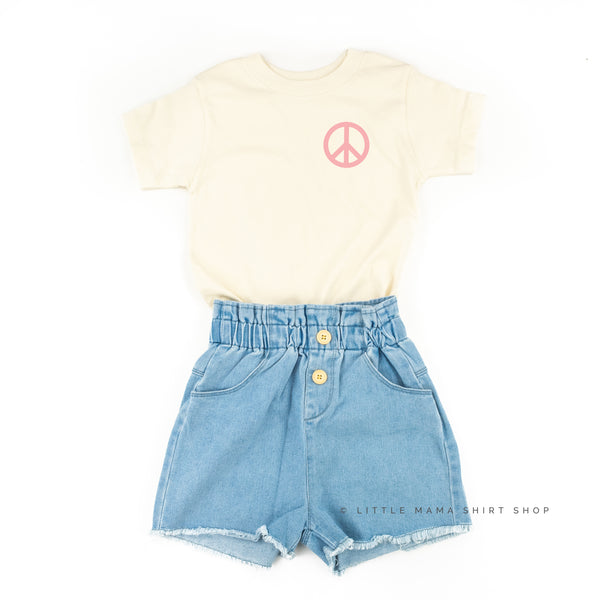 MIX & MATCH - RETRO HAPPY FLOWERS - Short Sleeve Child Shirt