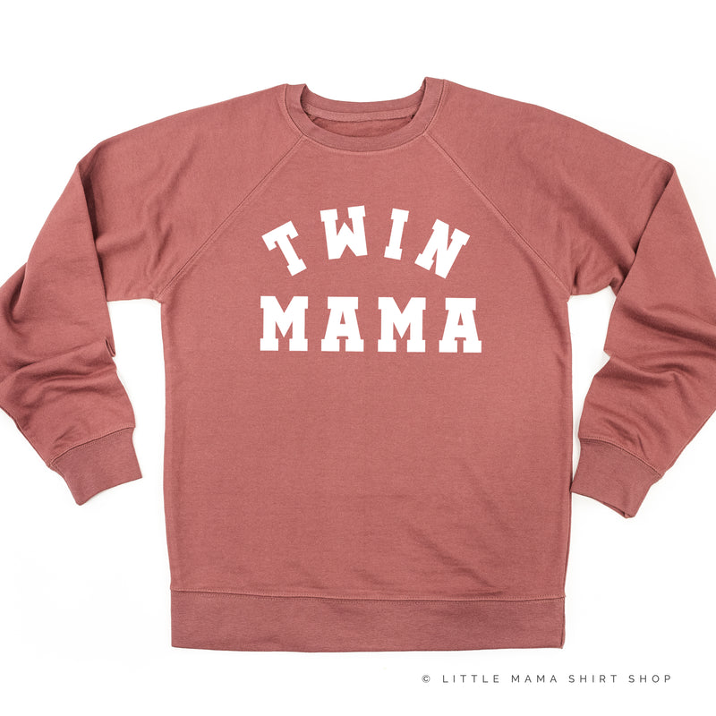 TWIN MAMA - (Varsity) - Lightweight Pullover Sweater