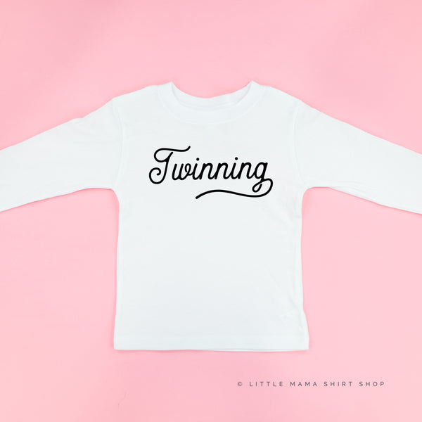 Twinning - (Script) - Long Sleeve Child Shirt