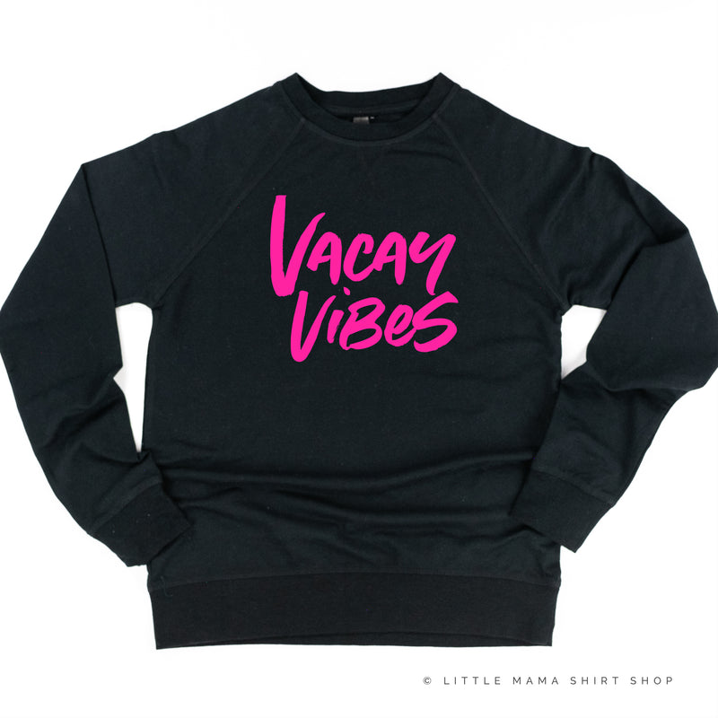 VACAY VIBES (NEON) - Lightweight Pullover Sweater