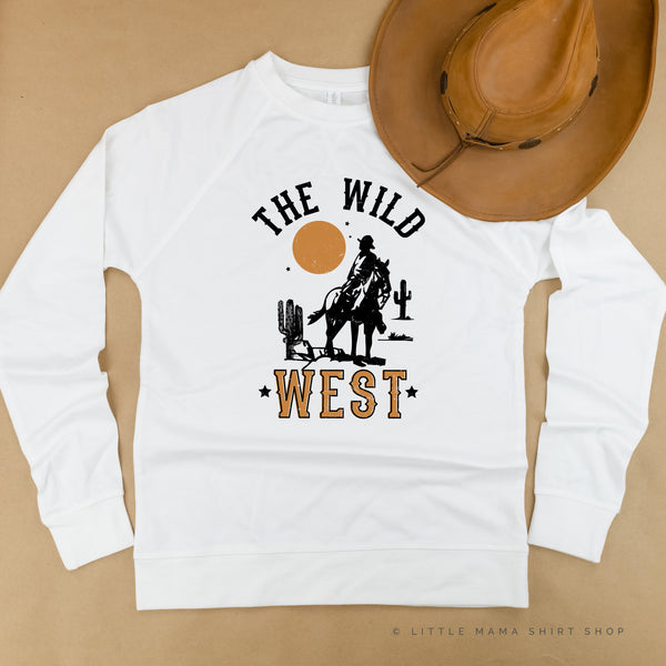 THE WILD WEST - Distressed Design - Lightweight Pullover Sweater