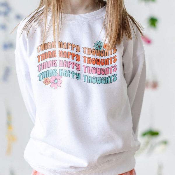 Think Happy Thoughts - Child Sweater