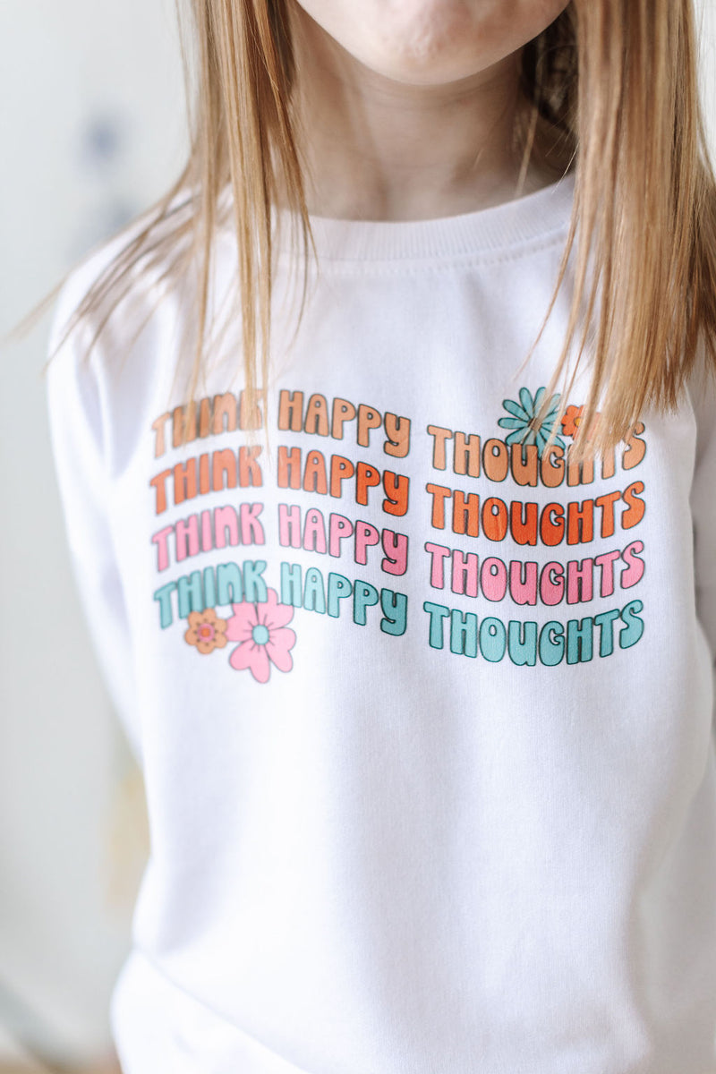 Think Happy Thoughts - Child Sweater