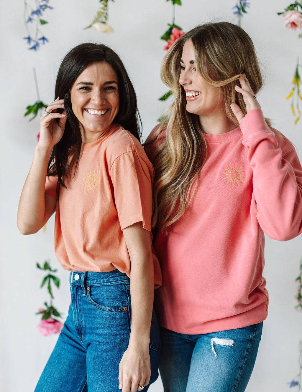  Printed It's Not All Sunshine And Rainbows on Back - Comfort Colors Tee Little Mama Shirt Shop