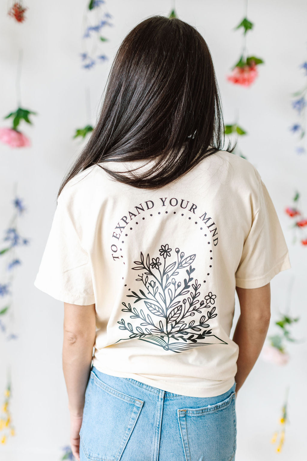 Take the Time (Front Pocket) w/ To Expand Your Mind (Back) - Comfort Colors Tee Little Mama Shirt Shop
