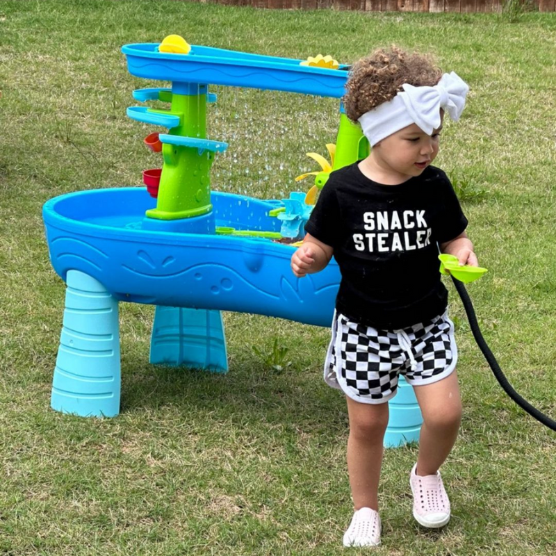 LMSS® - CHECKERED SHORTS - Baby/Toddler Sizes - BLACK AND WHITE