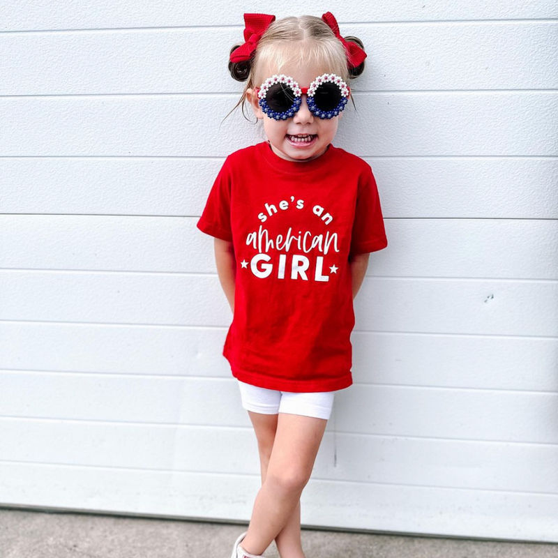 She's An American Girl - Child Shirt