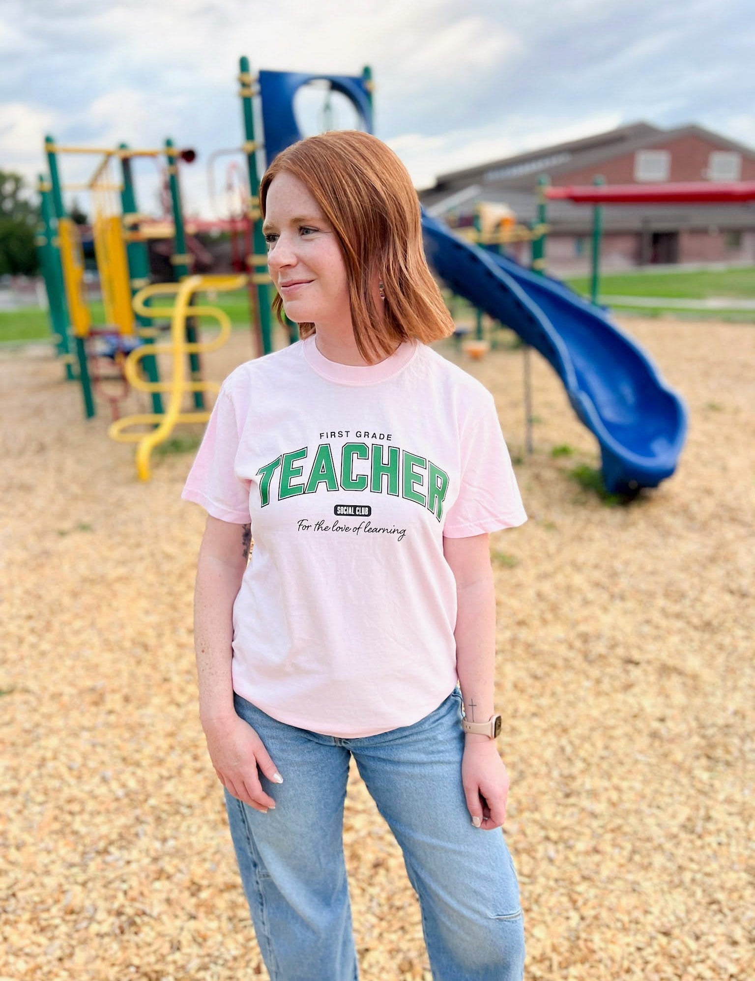 Teacher Comfort Colors Tee | Personalized Grade Social Club Little Mama Shirt Shop LLC