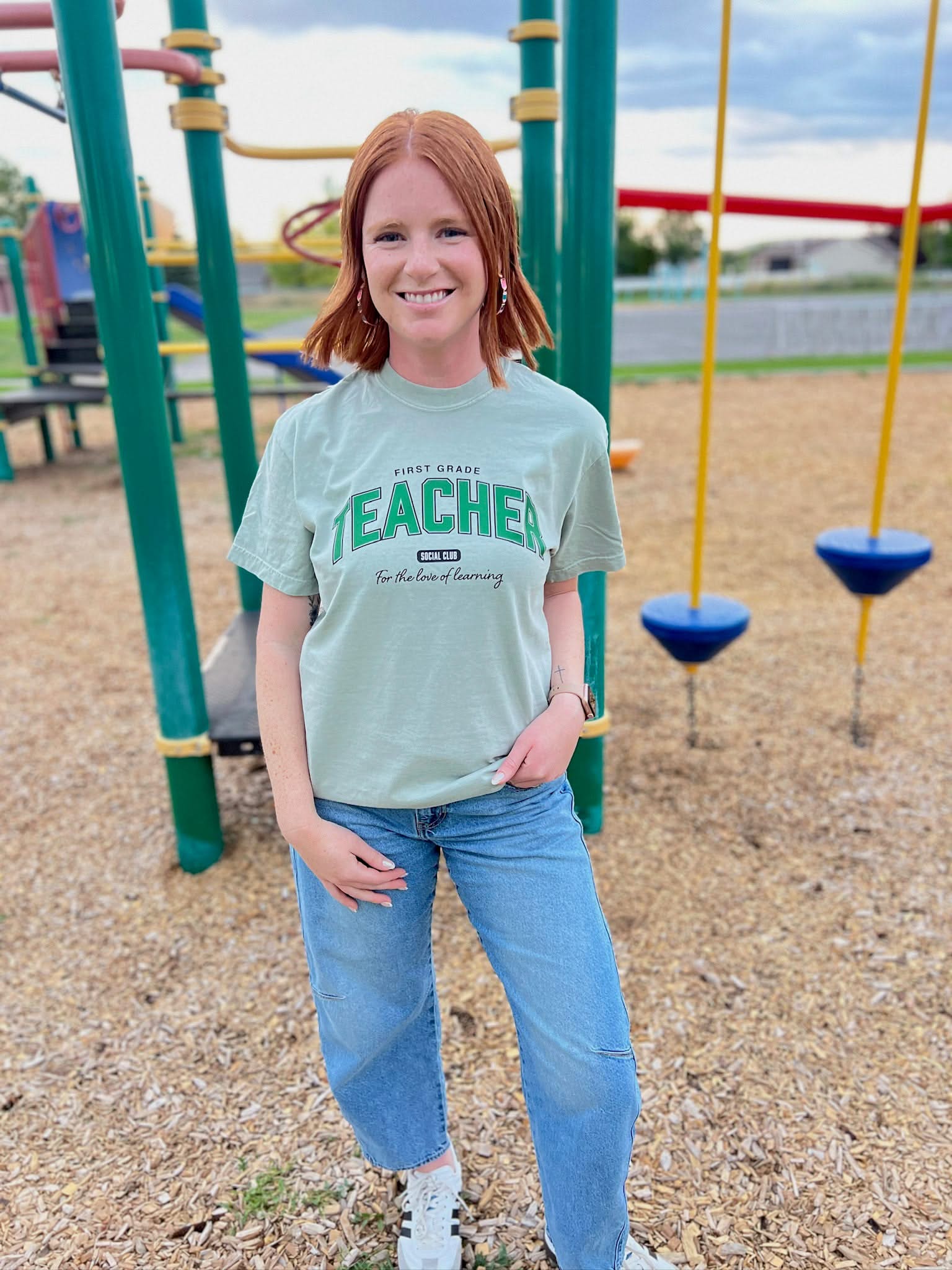 Teacher Comfort Colors Tee | Personalized Grade Social Club Little Mama Shirt Shop LLC