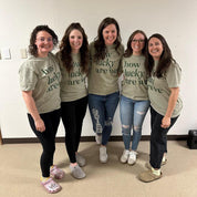 How Lucky Are We - Comfort Colors Tee Little Mama Shirt Shop