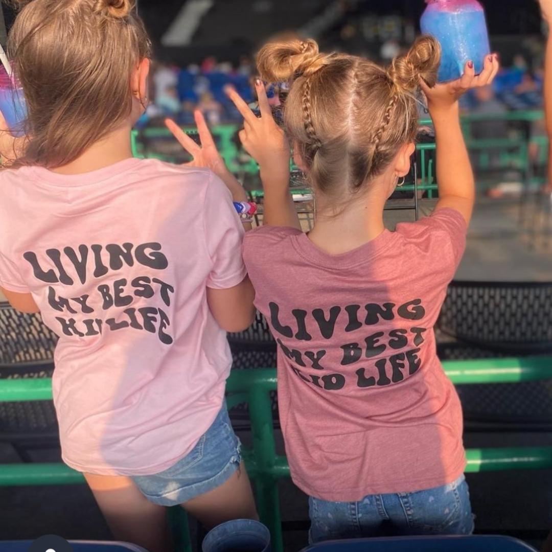  Melty Lightning Eyes) - Short Sleeve Child Tee Little Mama Shirt Shop