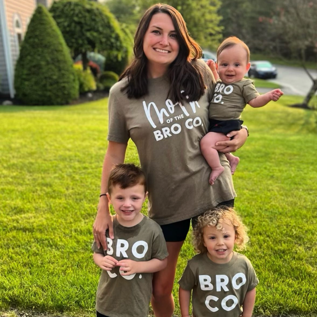 Mom of the Bro Co + Bro Co | Set of 2 Shirts Little Mama Shirt Shop