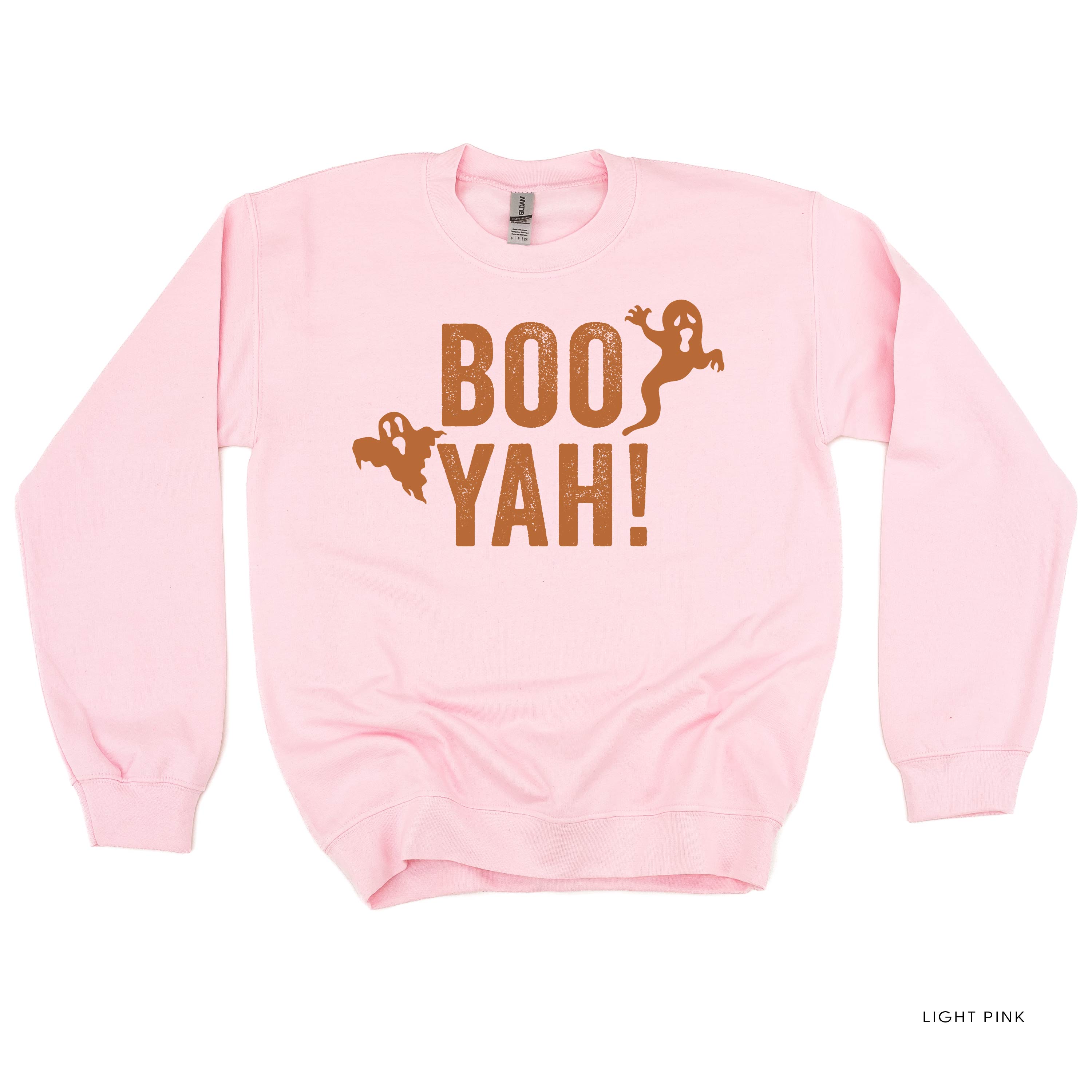 BOO YAH! - Basic Fleece Crewneck Little Mama Shirt Shop LLC
