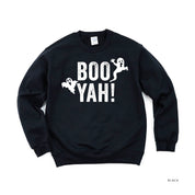 BOO YAH! - Basic Fleece Crewneck Little Mama Shirt Shop LLC