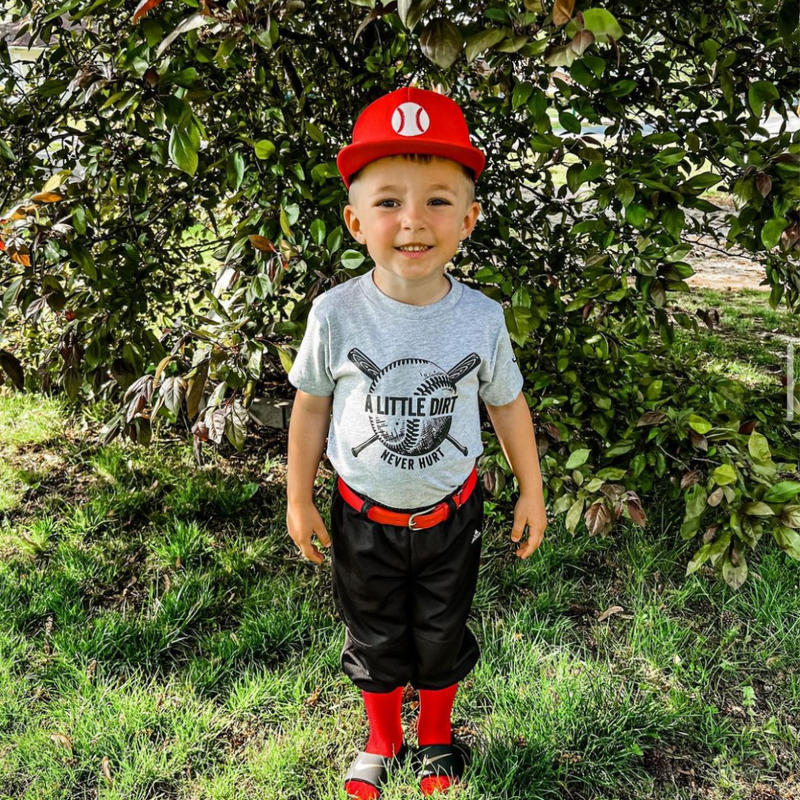 Baseball - A Little Dirt Never Hurt - Short Sleeve Child Shirt