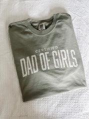 Certified Dad Graphic Tee – Comfort Colors Shirt – Dad of Girls, Dad of Boys or Both Worlds | Little Mama Shirt Shop Little Mama Shirt Shop
