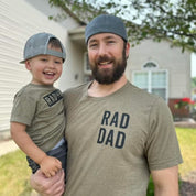 Rad Dad (Pocket Design) - Unisex Tee Little Mama Shirt Shop