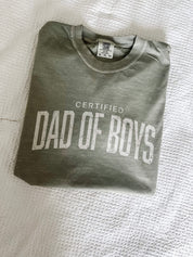 Certified Dad Graphic Tee – Comfort Colors Shirt – Dad of Girls, Dad of Boys or Both Worlds | Little Mama Shirt Shop Little Mama Shirt Shop