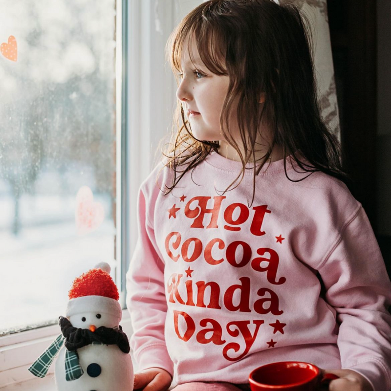 Hot Cocoa Kinda Day - Child Sweater