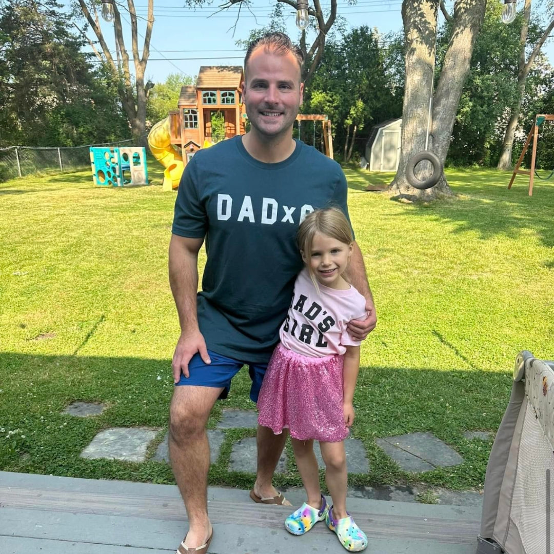 DAD x (Child Number) - Unisex Tee Little Mama Shirt Shop