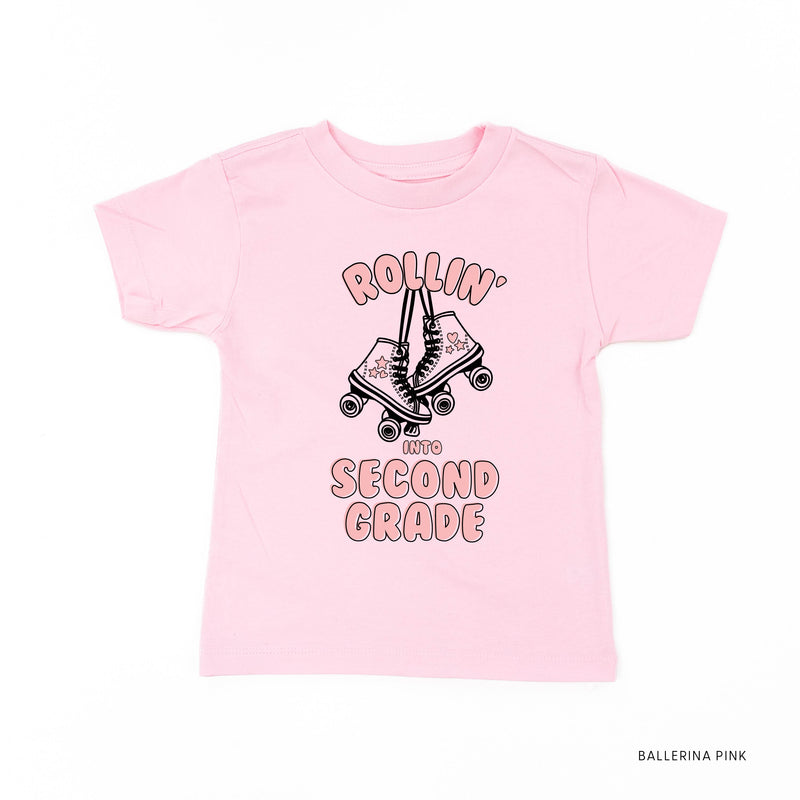 Rollerskates - Rollin' into Second Grade - Short Sleeve Child Shirt