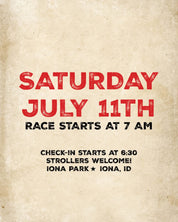 THE WILD WEST 5K - ADULT 2026 REGISTRATION + SHIRT Little Mama Shirt Shop LLC