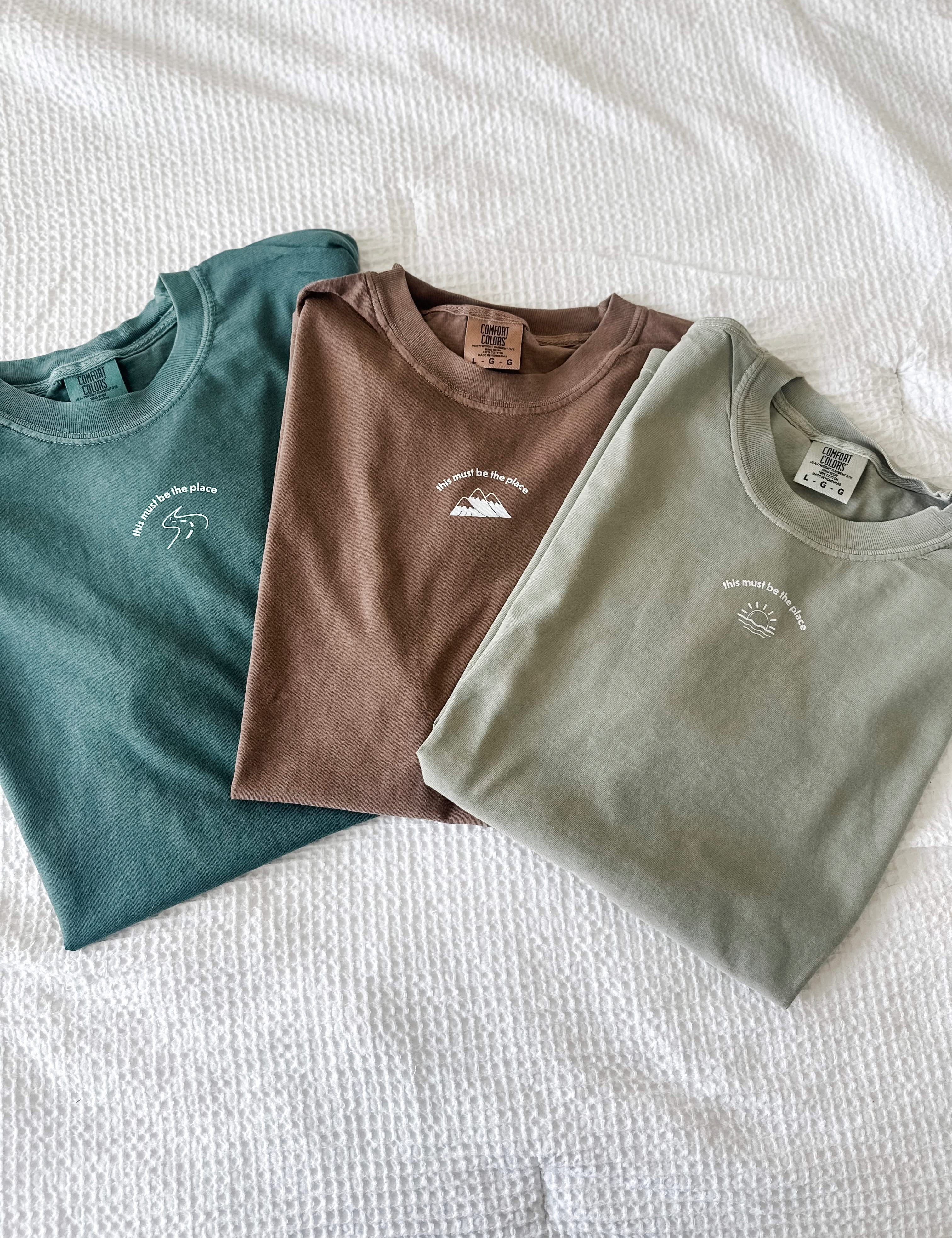 This Must Be The Place (Choose Your Symbol) - Comfort Colors Tee | Little Mama Shirt Shop Little Mama Shirt Shop LLC