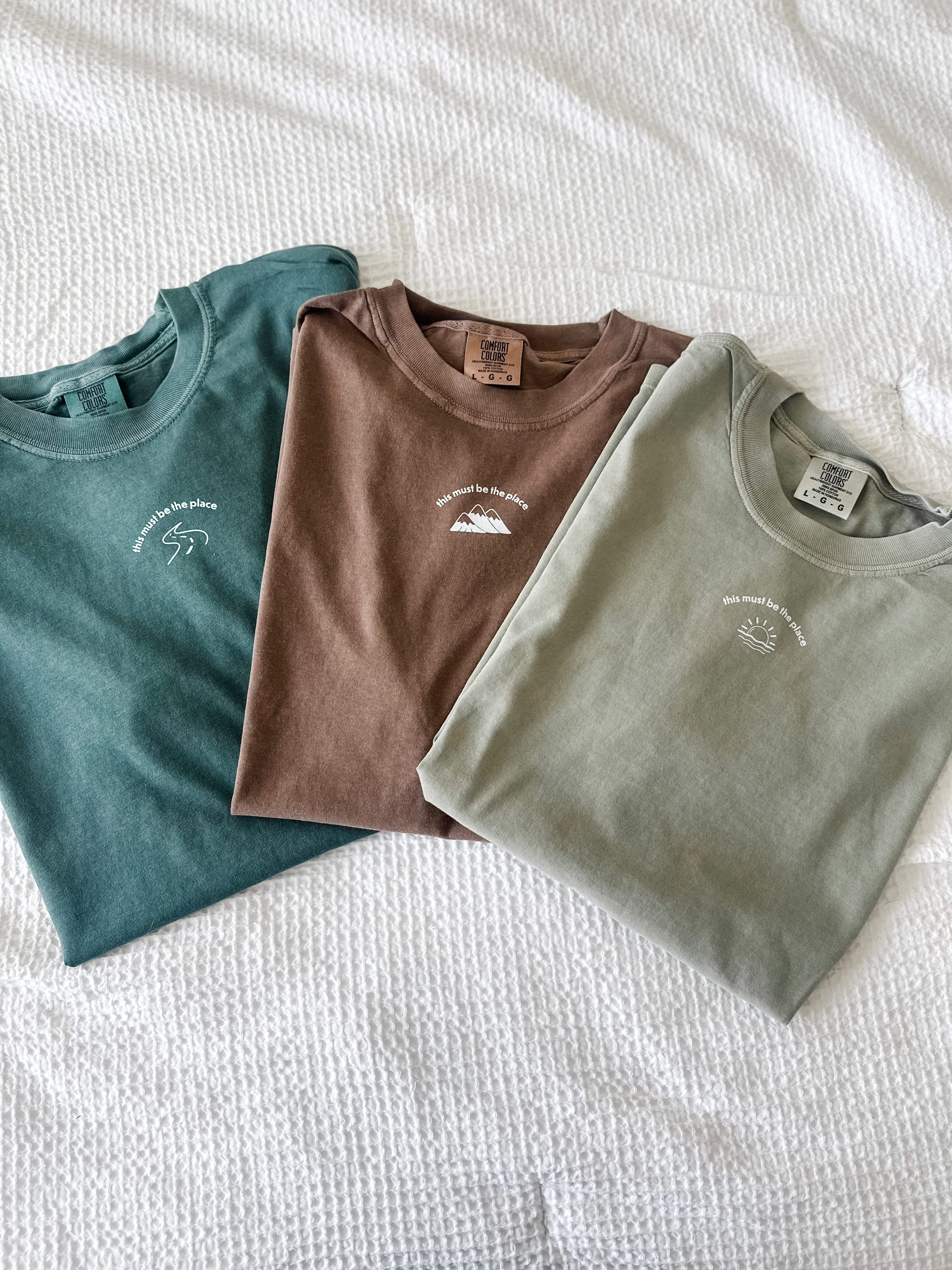 This Must Be The Place (Choose Your Symbol) - Comfort Colors Tee | Little Mama Shirt Shop Little Mama Shirt Shop LLC