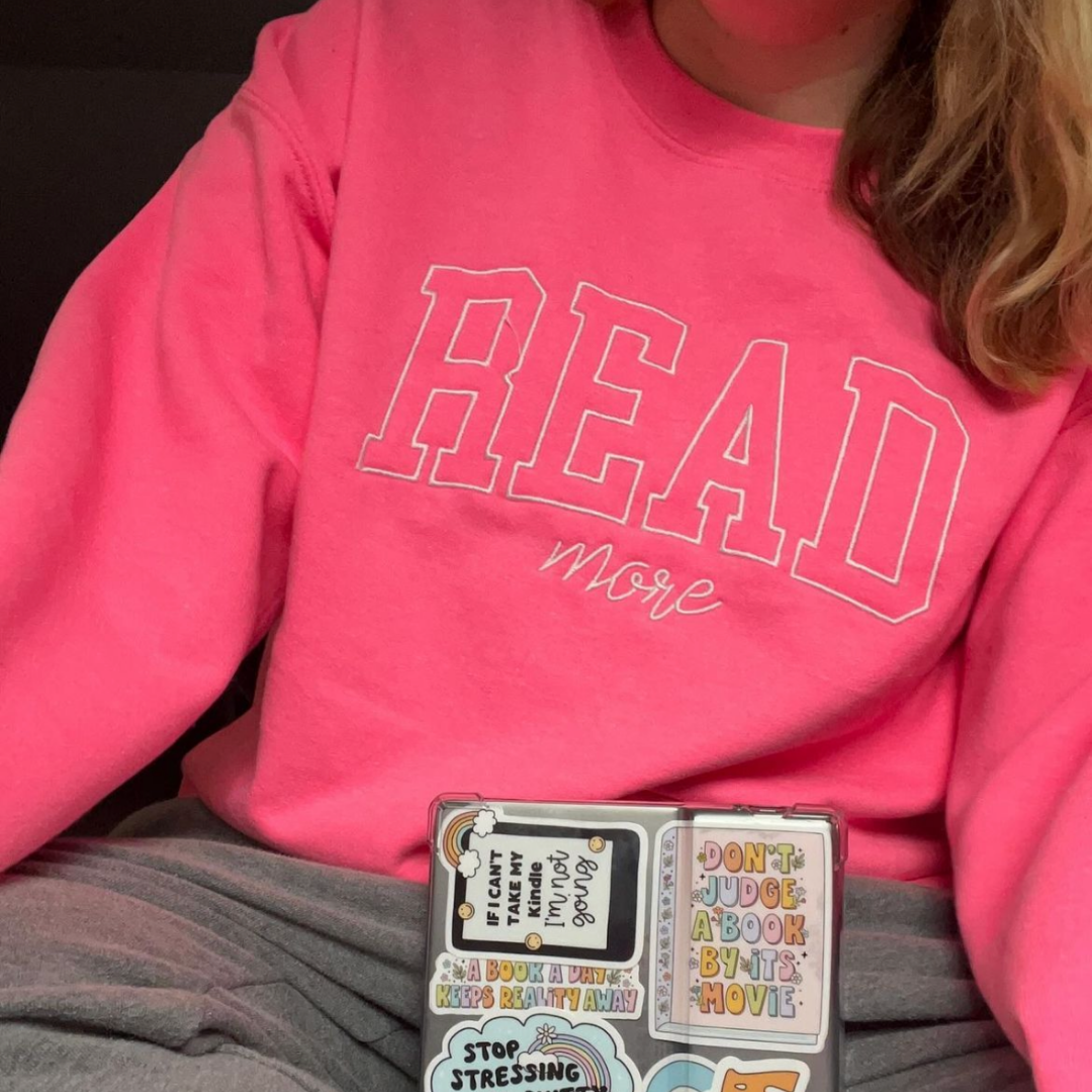 Embroidered BASIC Fleece - Read More Little Mama Shirt Shop LLC