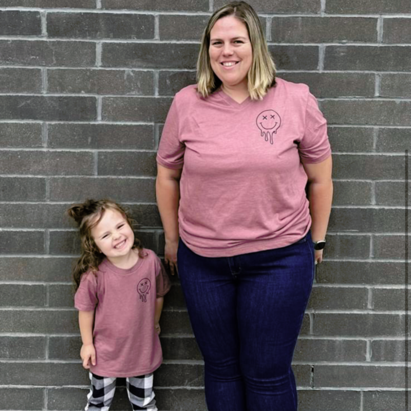 TIRED MOMS CLUB / NOT TIRED AT ALL - (w/ Melty X) - Set of 2 Matching Shirts