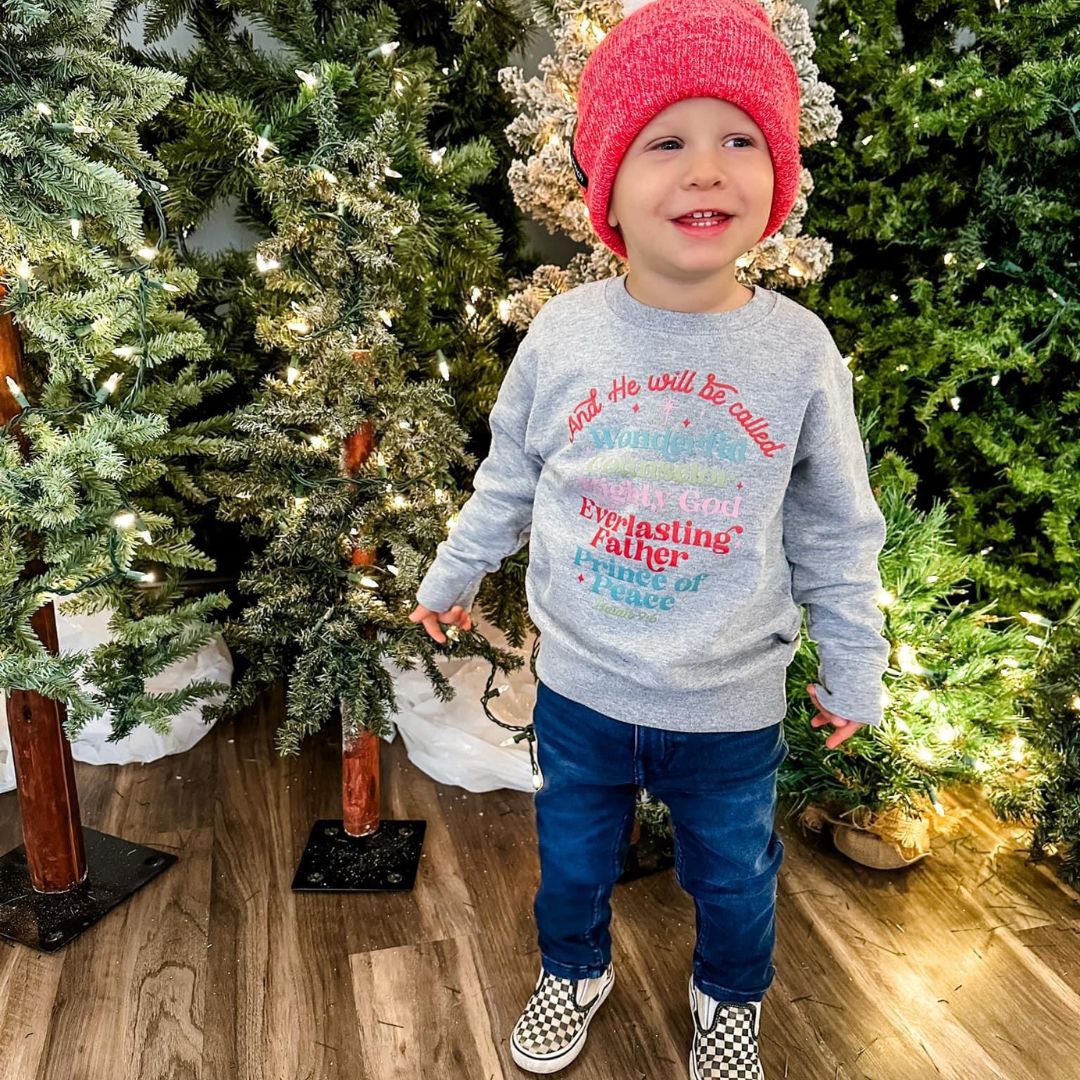 And He Will Be Called...Prince Of Peace - Child Sweater Little Mama Shirt Shop