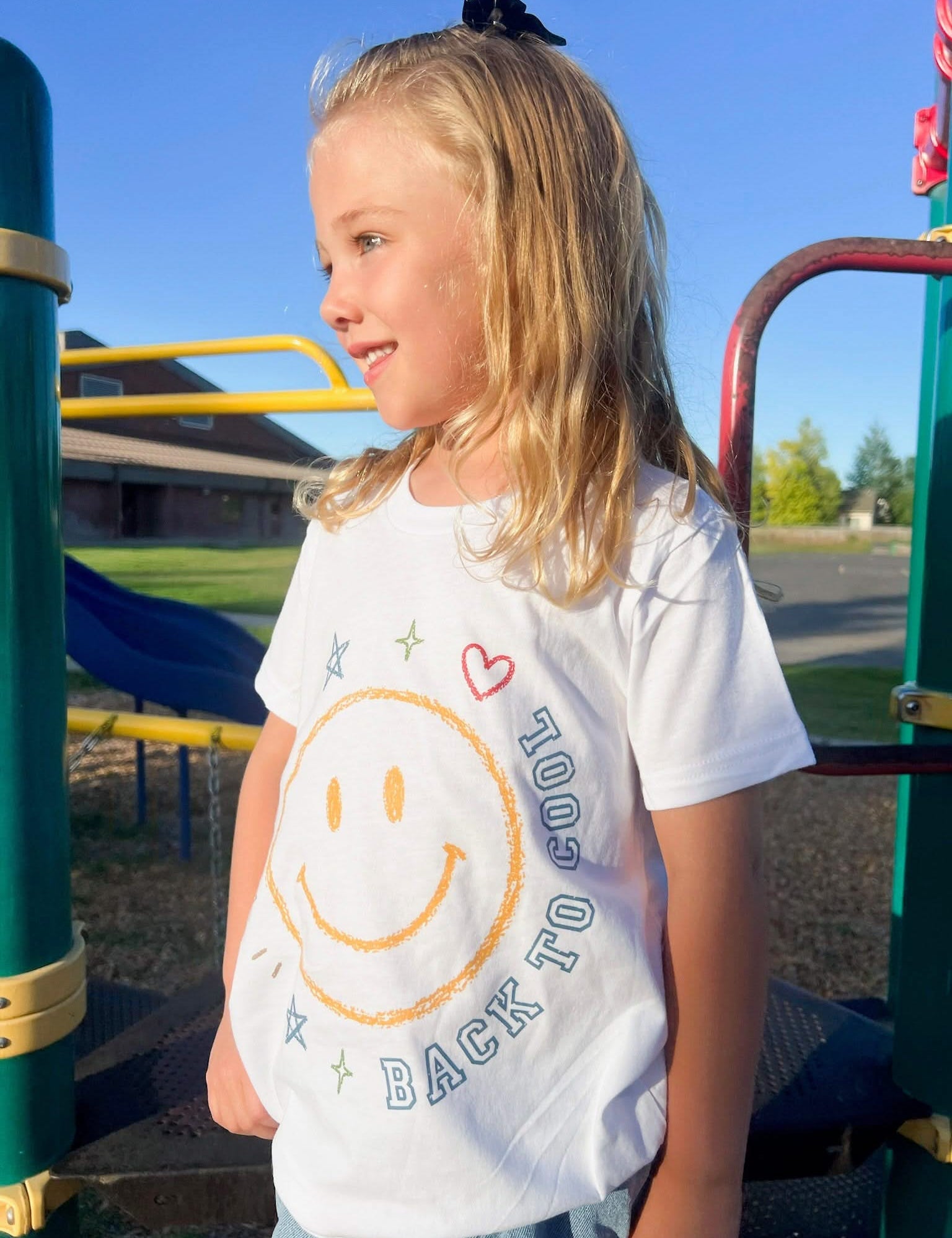 Back to School Child Tee | Chalk Graphic Design Little Mama Shirt Shop LLC