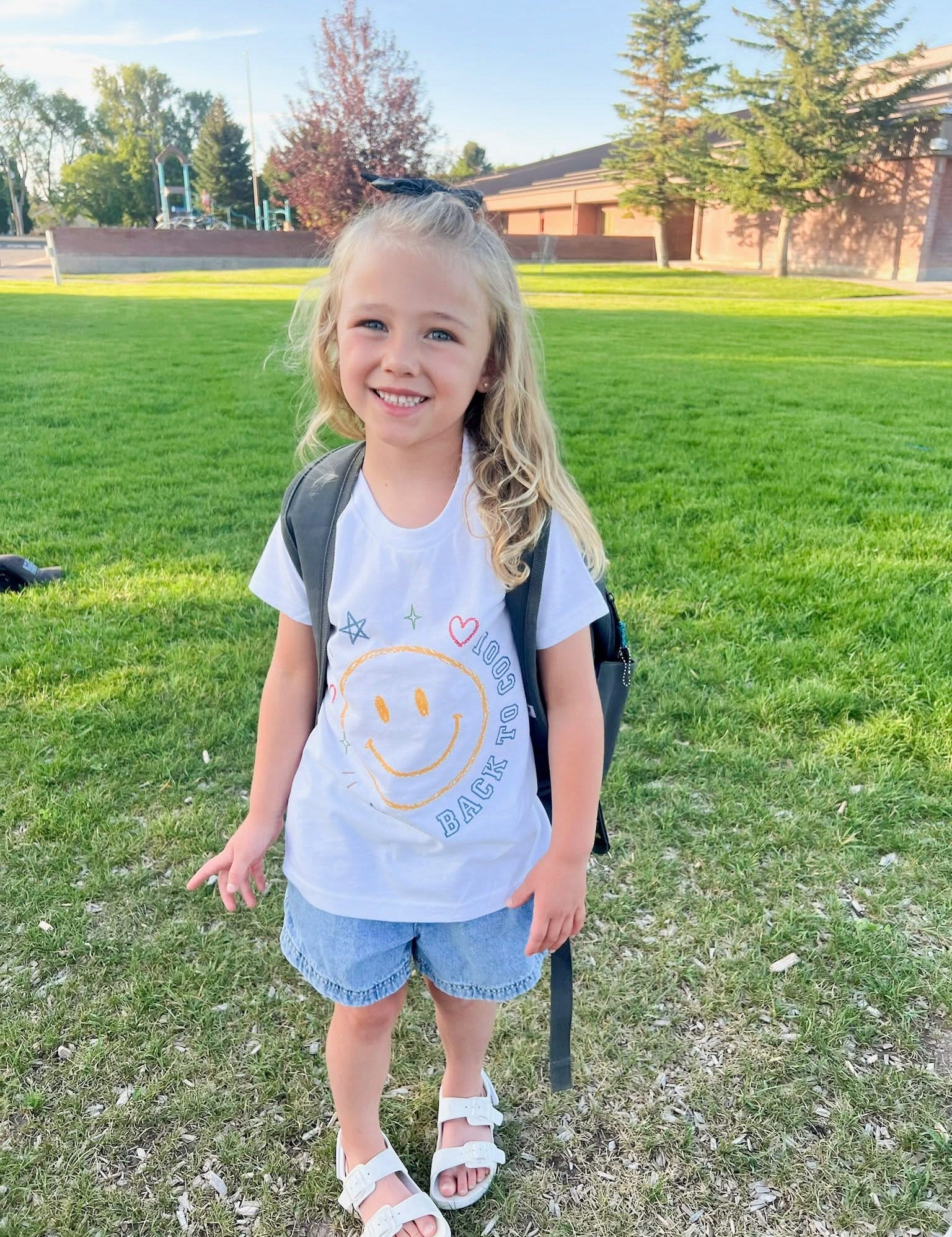 Back to School Child Tee | Chalk Graphic Design Little Mama Shirt Shop LLC