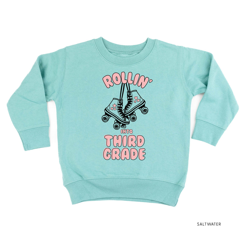 Rollerskates - Rollin' into Third Grade - Child Sweater