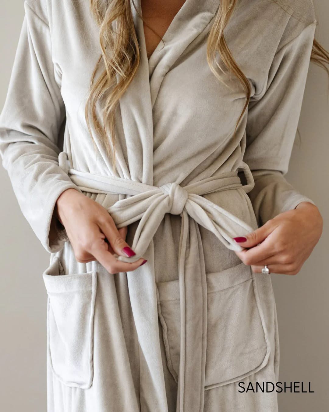 Minky Stretch Luxe Saranoni® Robe – Custom Embroidered Monogram | LMSS® Exclusive Little Mama Shirt Shop LLC