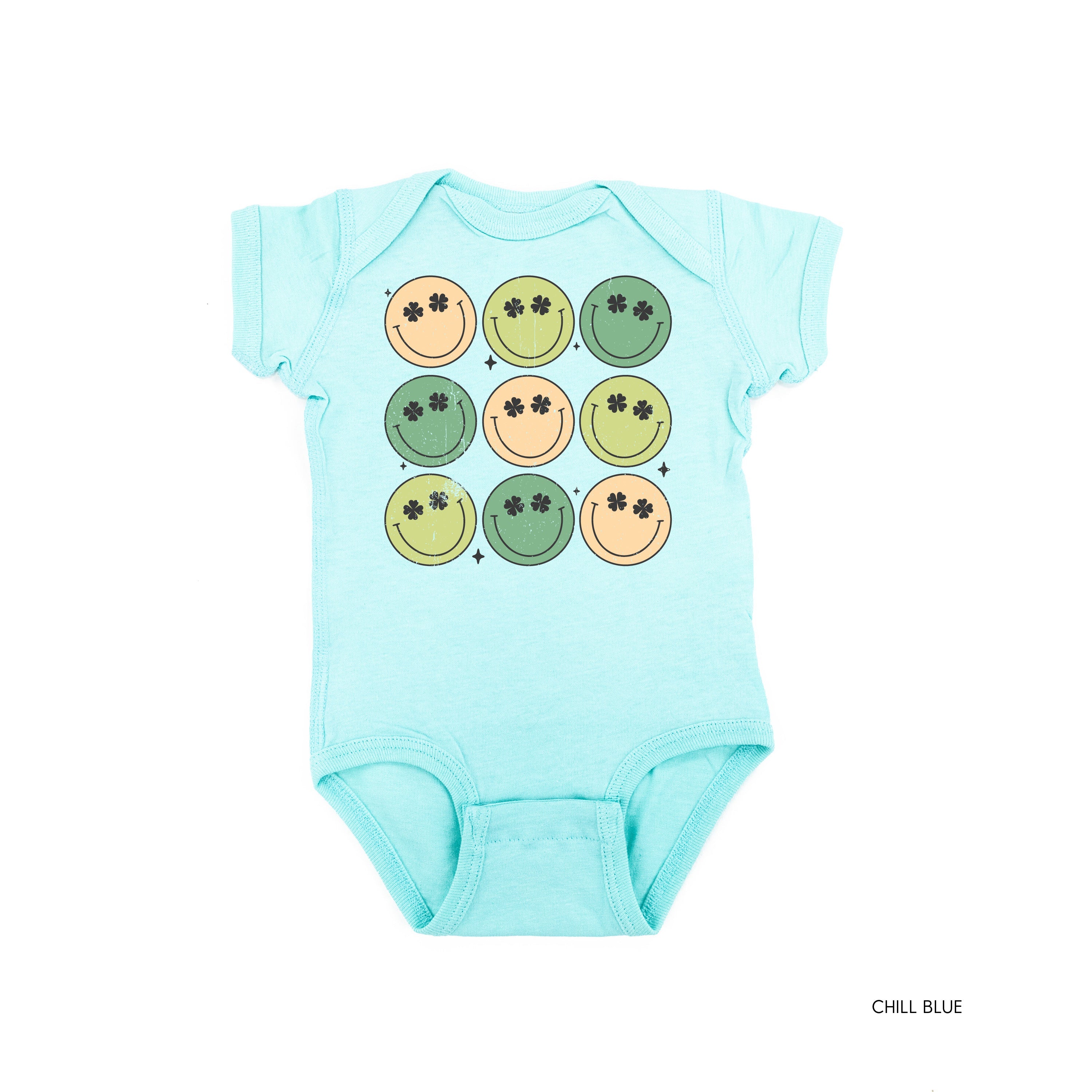 3x3 - St. Patrick's Day Smilies - Infant Bodysuit/Tee Little Mama Shirt Shop